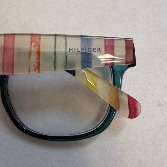 Tommy Hilfiger TH 1498 A49 Tur Azugr 140 mm Eyeglass Frames Colorful Stripes - Picture 5 of 7